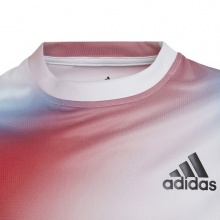 adidas Tennis-Tshirt Melbourne 2022 weiss/rot Jungen